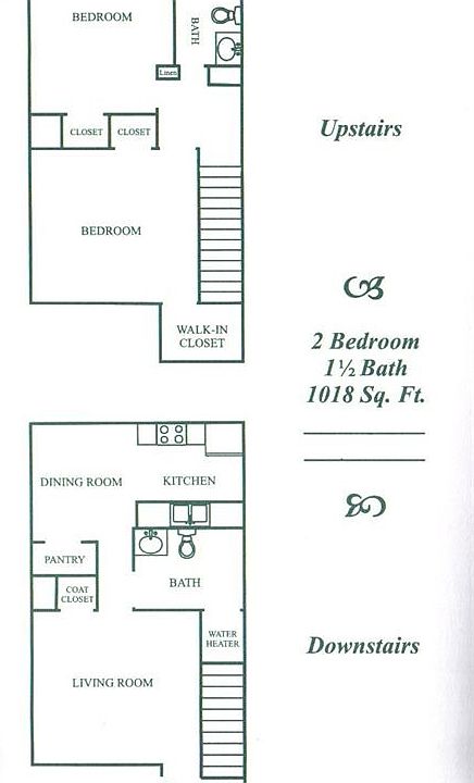 2 Bedroom Floorplan