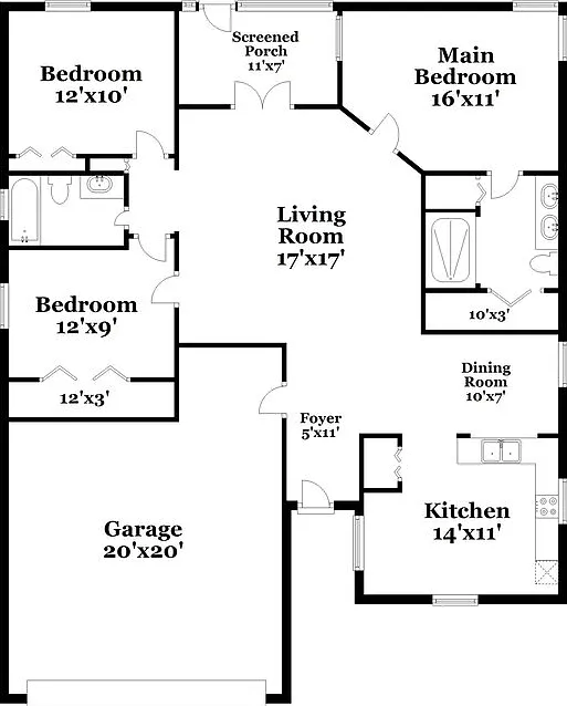3 bed, 2.0 bath, 1940 sqft, $3,800 — Photo 2