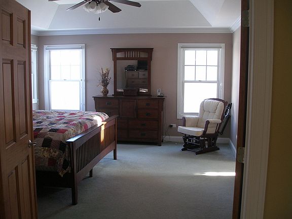 Airy open master bedroom