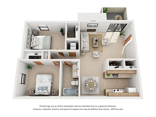 Floor plan Magnolia