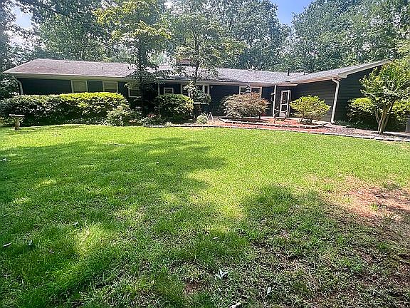 Large fenced in back yard