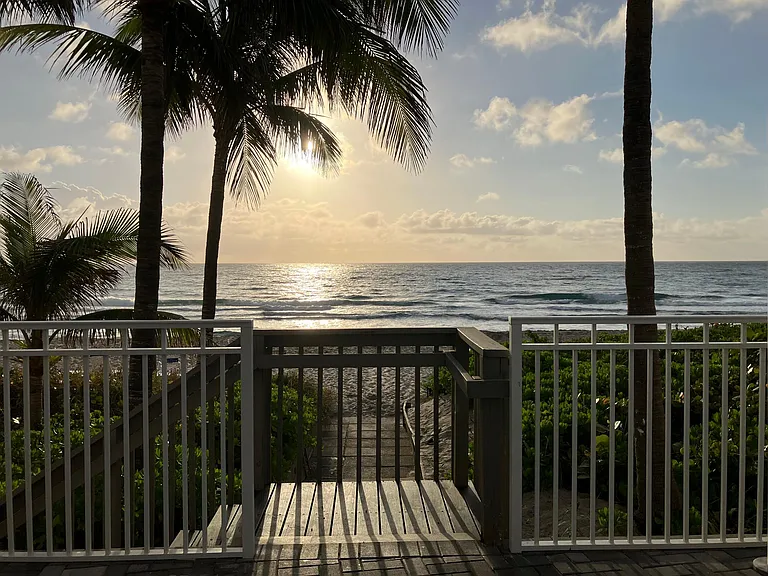 View from pool deck