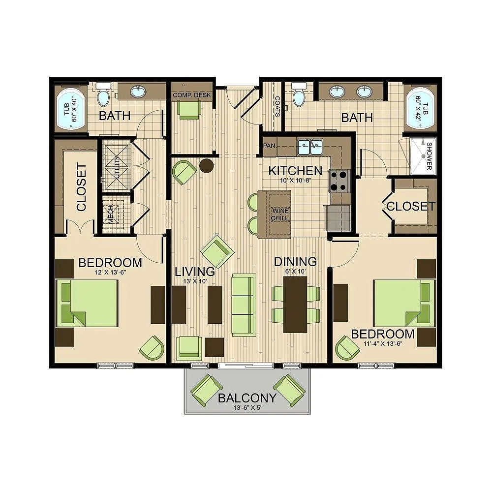Floor plan B2