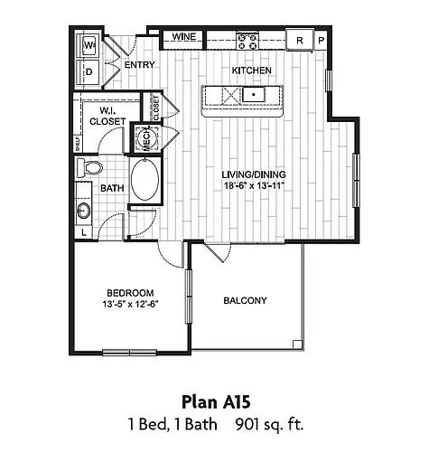 Floor plan A15