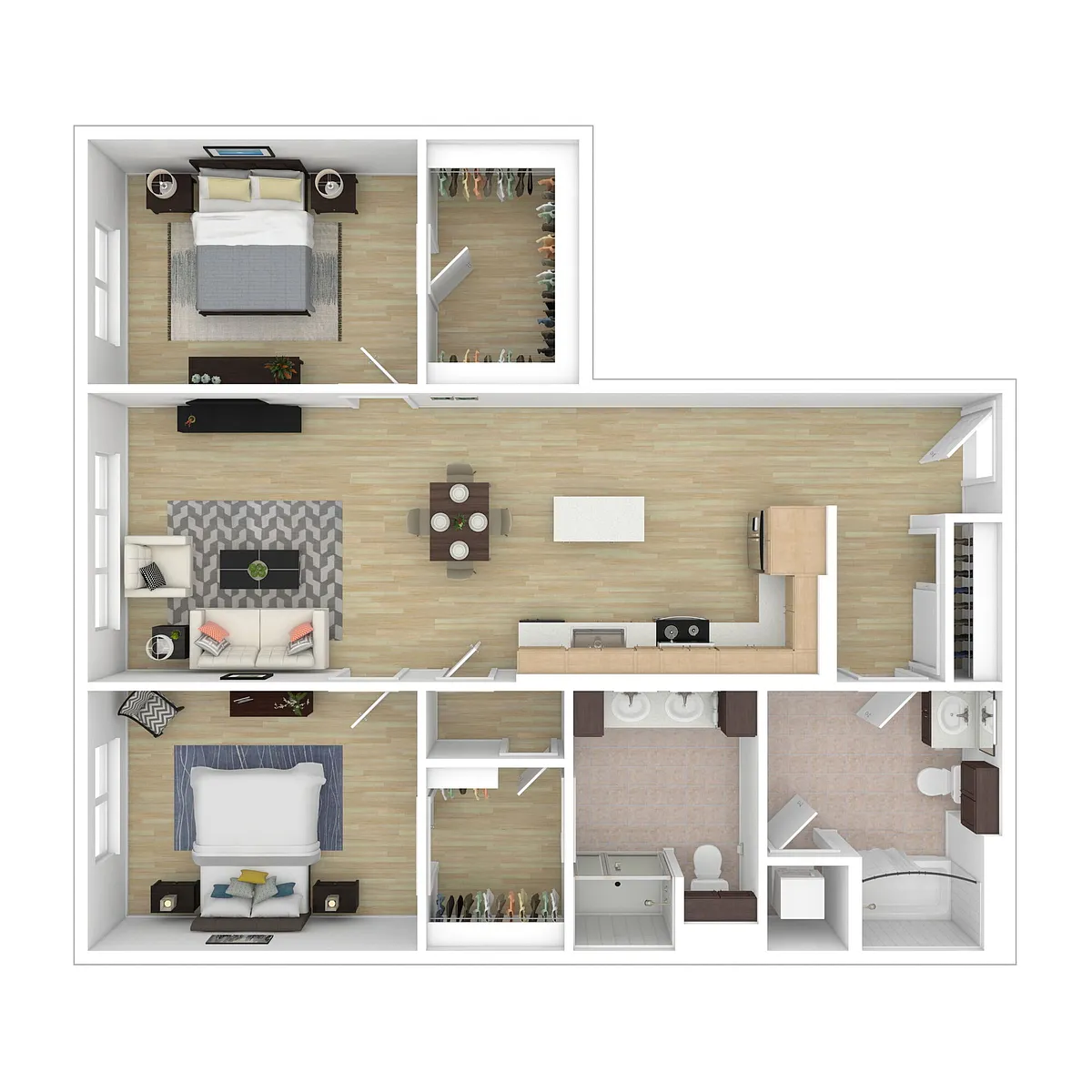 Floor plan B3