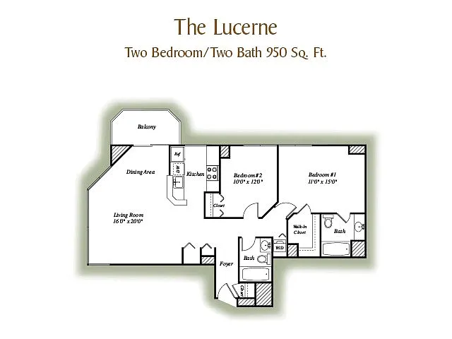 Floor plan Lucerne