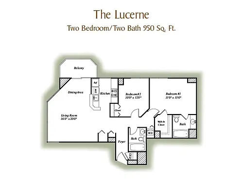 Floor plan Lucerne