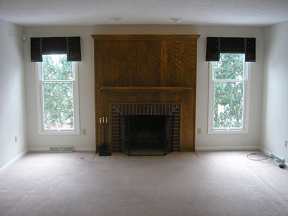 Family Room / WBFP with Oak Mantle