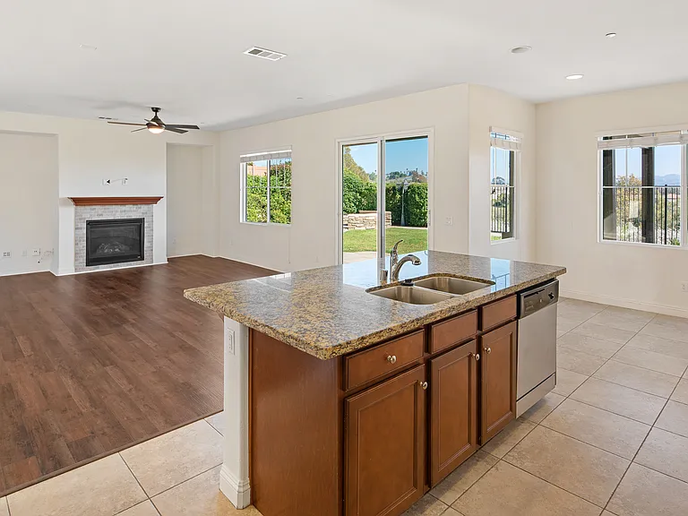 Granite Countertops Island in the Kitchen