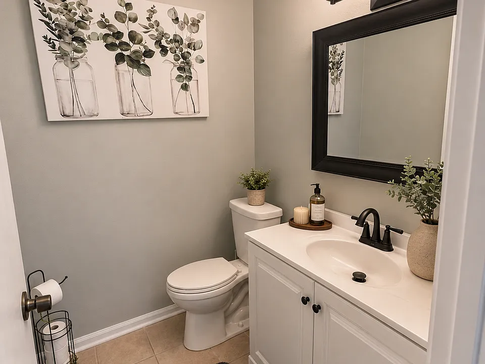 1/2 Bathroom downstairs