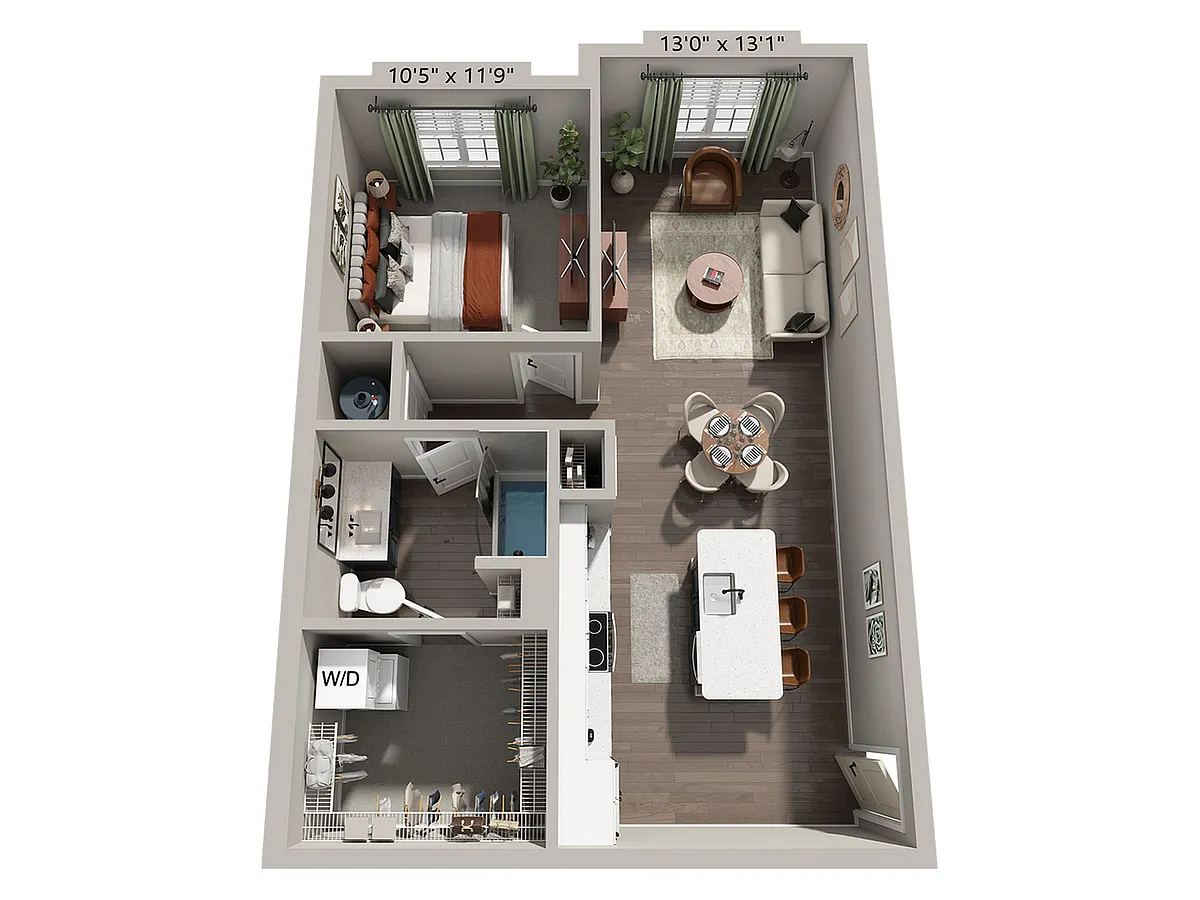Floor plan A21