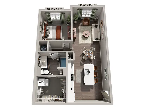 Floor plan A21