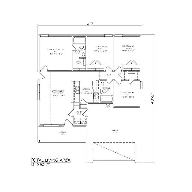Floor plan Enclave Estates