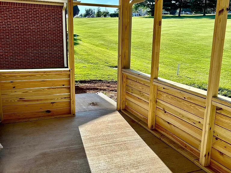 Back Patio w/Scenic Views of 9th Fairway