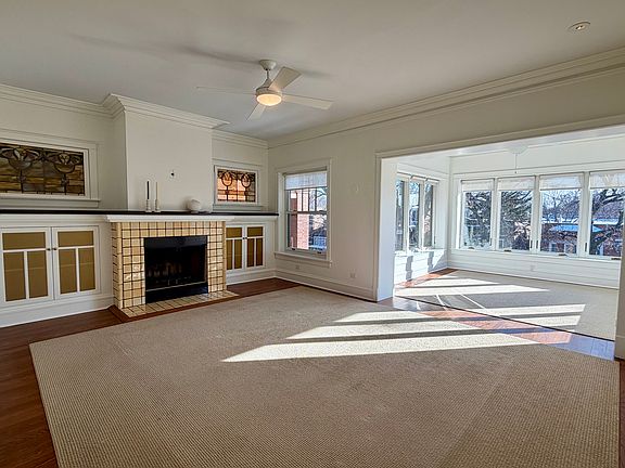 Living room and sunroom