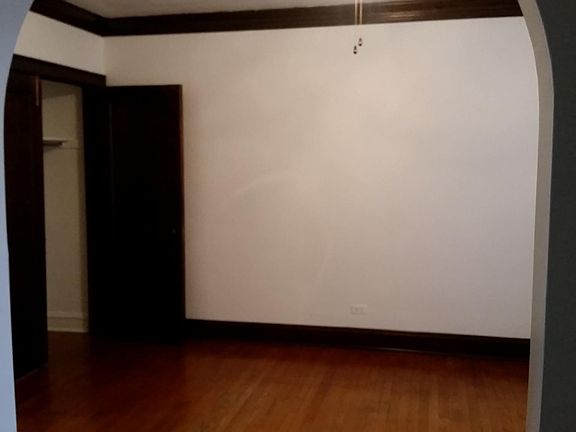 View of the living room, from the hallway.