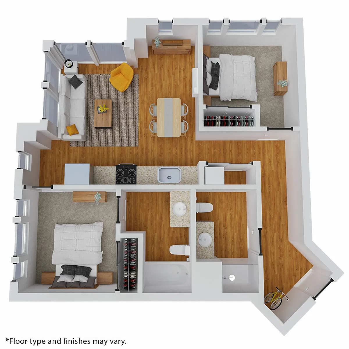 Floor plan B-1
