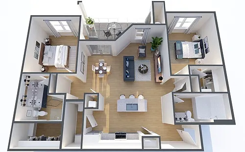 Floor plan B2