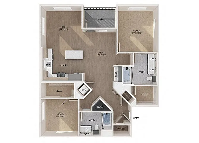 Floor plan B7