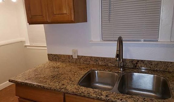 Granite countertops double sink