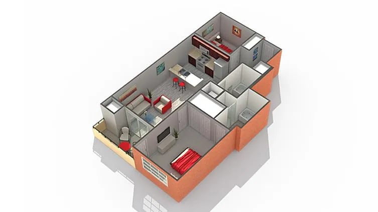 Floor plan Addison Loft