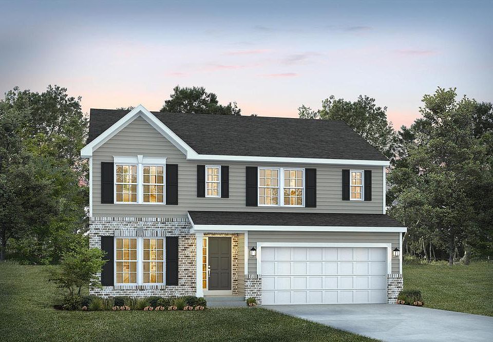 Elevation A with Brick