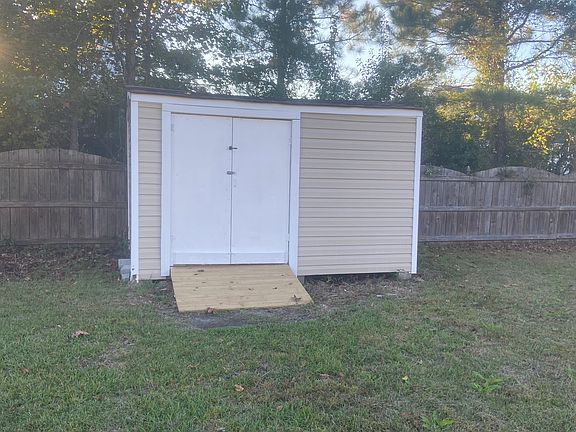 Shed in back yard