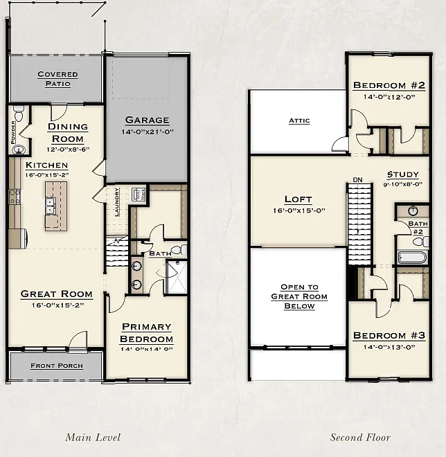 Floor plan 3417-3419