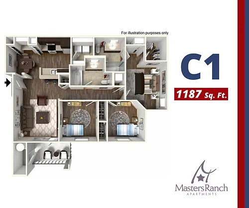 Floor plan C1