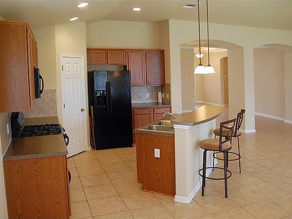 Open kitchen with gas range