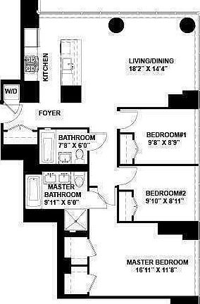 2nd image of 1 Northside Piers APT 4G
