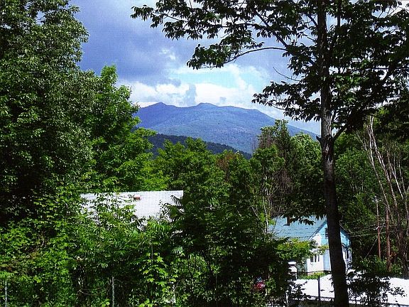 Mountain view from yard