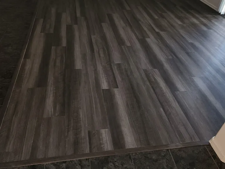 New flooring in living room