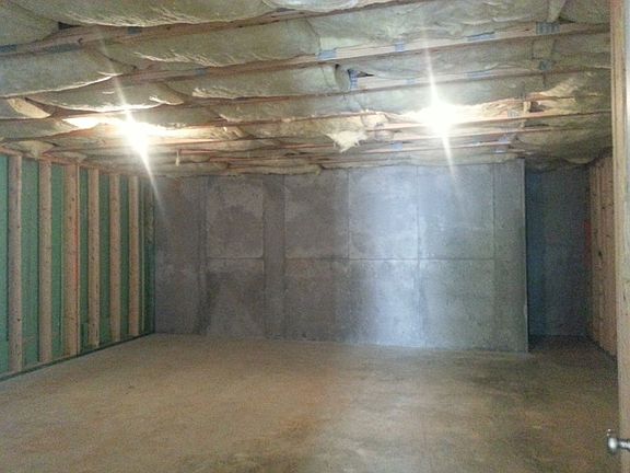 unfinished basement