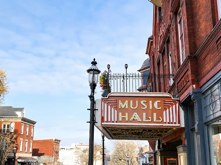 Community: The iconic Tarrytown Music Hall hosts both global and local talent.