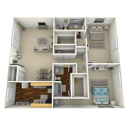 Floor plan 2B