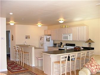 View of Kitchen from Living Room