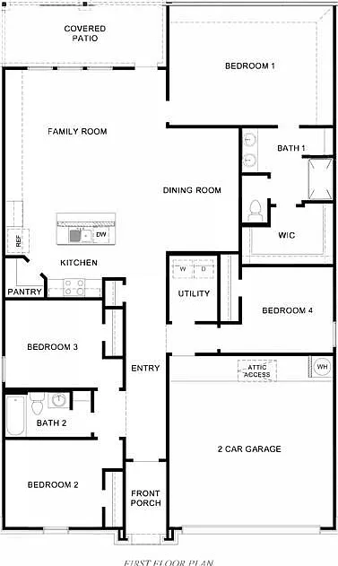 4 bed, 2.0 bath, 1850 sqft, $2,300 — Photo 4