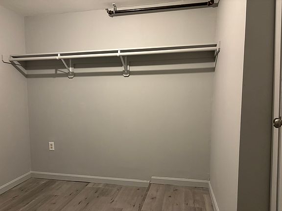 Walk in closet off the bedroom