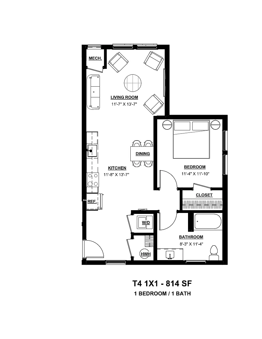 Floor plan T4