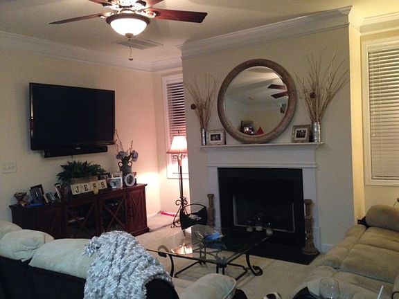 Family room - gas logs