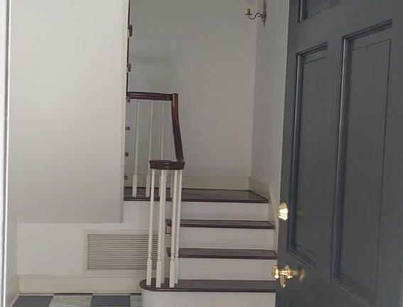 Entrance and stairwell