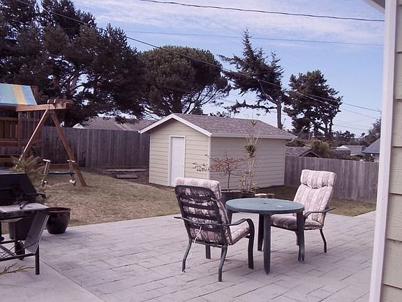 Backyard patio/outbldg