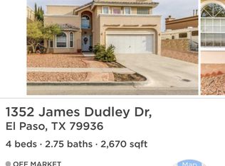 1352 James Dudley Dr, El Paso, TX 79936