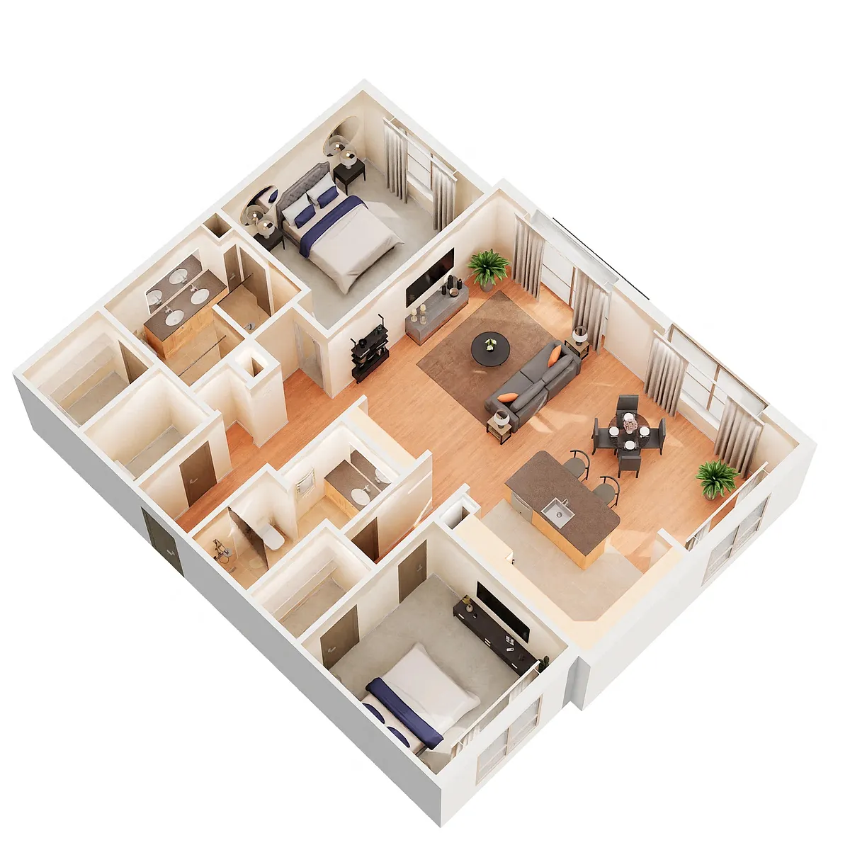 Floor plan B3