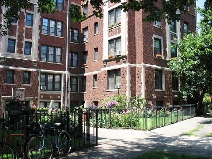 Front of building, view 1