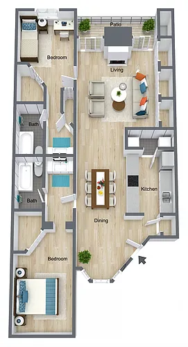 Floor plan D2