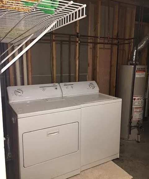 Laundry and utility room included on site