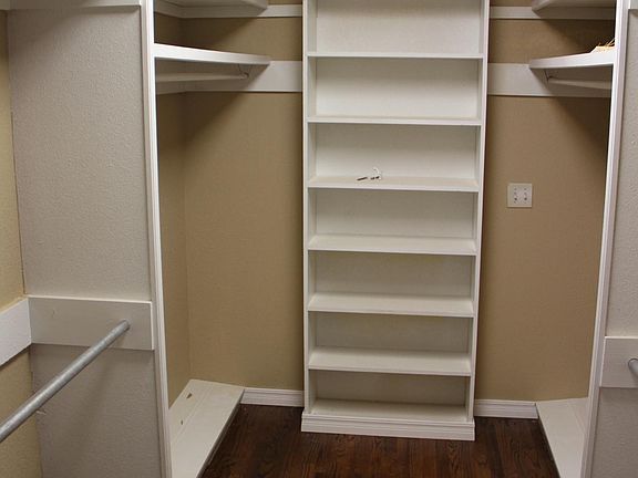 Master walk-in closet