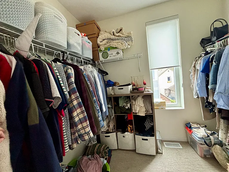 Primary walk-in closet